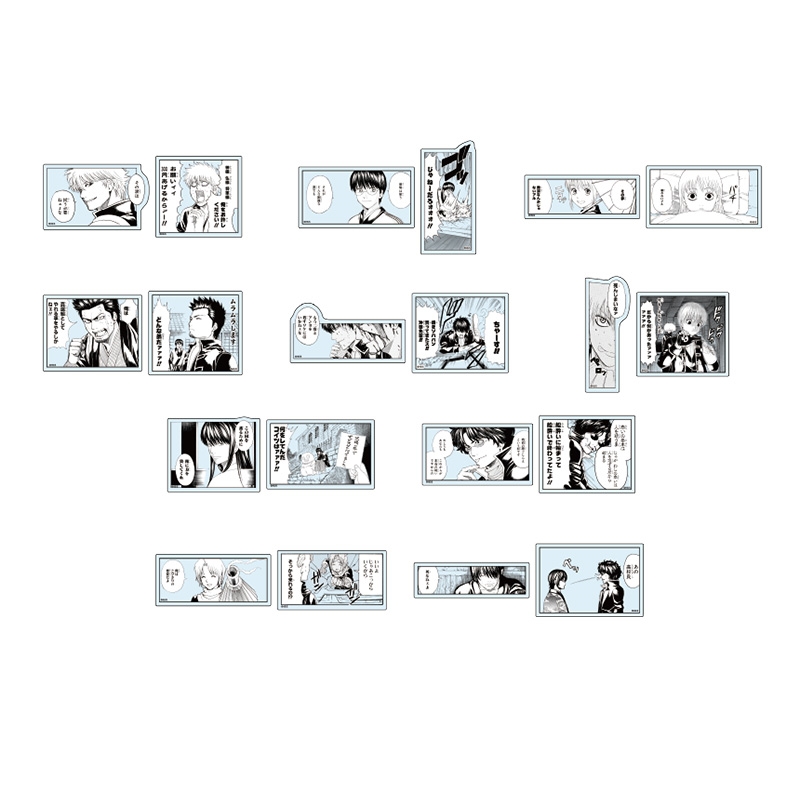 『銀魂』クリアステッカーコレクション2枚入り 第1弾 （全10組／ランダム1組入り）