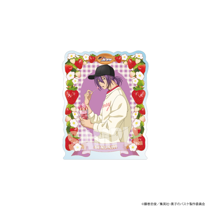 黒子のバスケ ダイカットアクリルブロック「紫原 敦」Strawberry Ver.