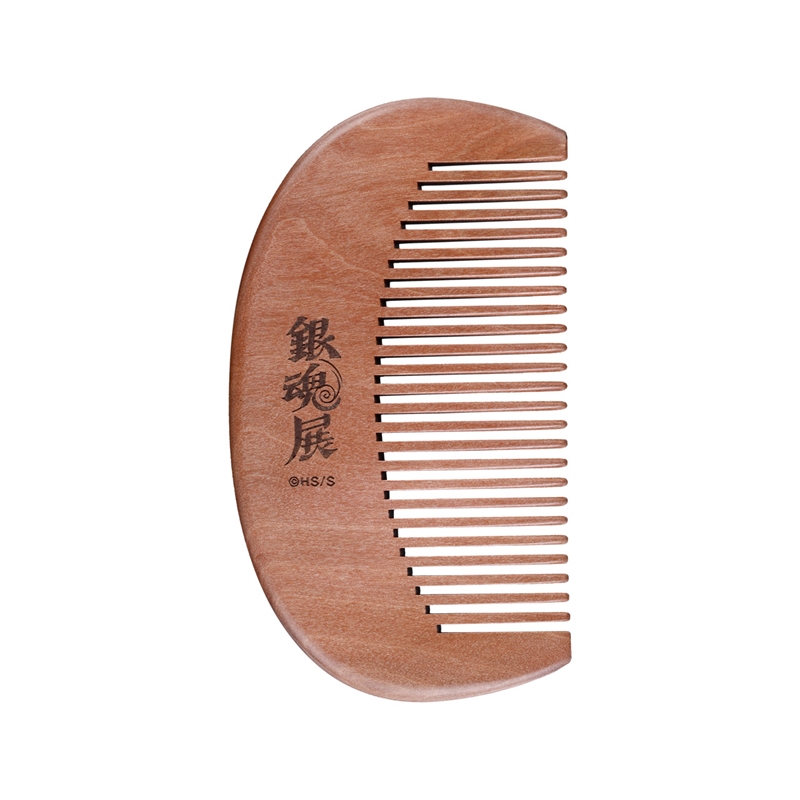 『銀魂』木製丸形櫛　＜銀魂展＞ＢＤ４