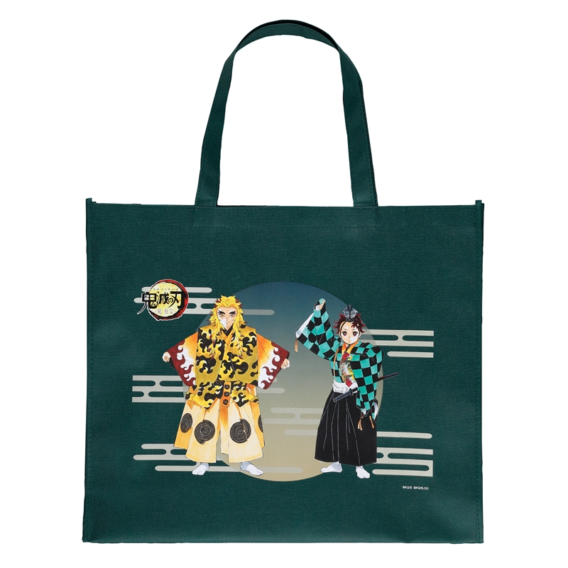 鬼滅の刃』フルカラー不織布バッグ ＜能 狂言『鬼滅の刃』＞ BD4