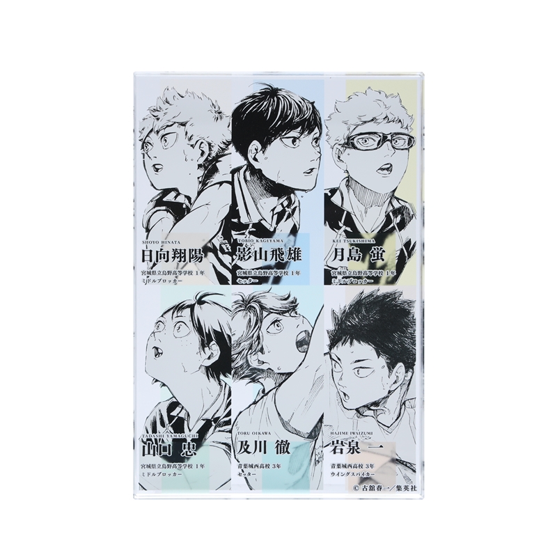 岩泉一 ハイキュー HEROES アクリルブロック ハイキュー！！』アクリルブロック 日向翔陽＆影山飛雄＆月島蛍