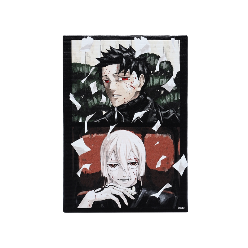 カグラバチ』フルカラーアートボード 暗がり ＜六平千鉱と昼彦