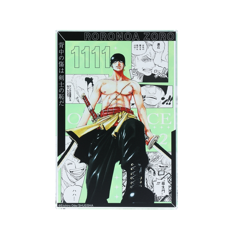 ONE PIECE』アクリルブロック “HEROES” ロロノア・ゾロ