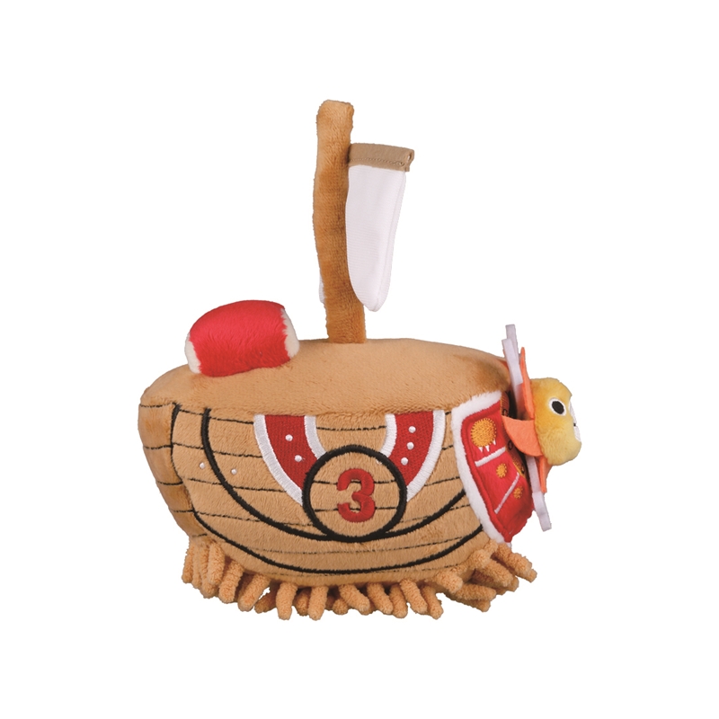 『ＯＮＥ　ＰＩＥＣＥ』ぬいぐるみ付きハンディモップ　サウザンド・サニー号　ＢＦ１－ＴＪＳ