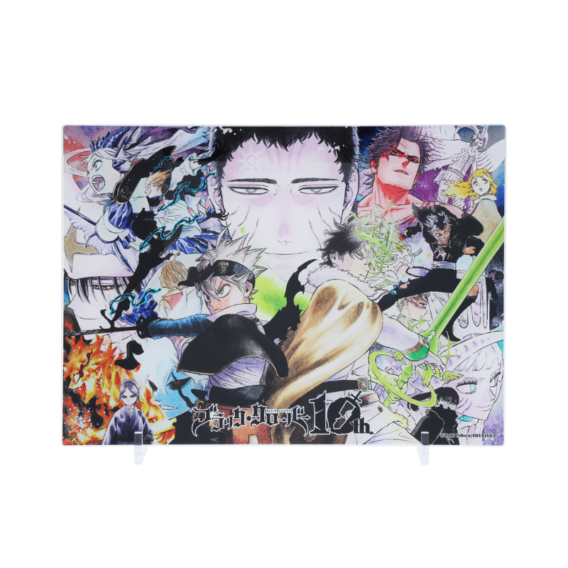 白晶防壁　シークレット　フルアート　フレミア　1枚 完全受注生産『ブラッククローバー』箔入りアクリルアート