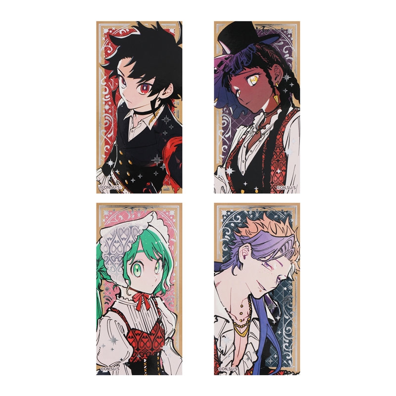 『魔男のイチ』箔押しステッカーコレクション　第１弾　（全１６種／ランダム２種入り）　ＢＦ２