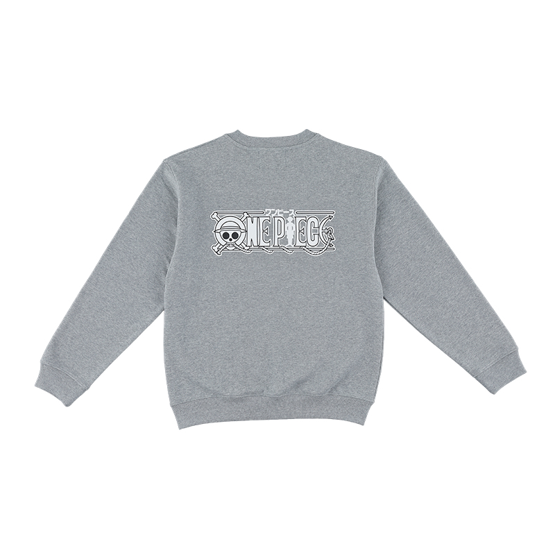 【ＴＨＥ　ジャンプショップ　神保町×新世界菜館】　『ＯＮＥ　ＰＩＥＣＥ』スウェット　ＧＲＡＹ　Ｓサイズ　ＢＦ１－ＴＪＳ Sサイズ