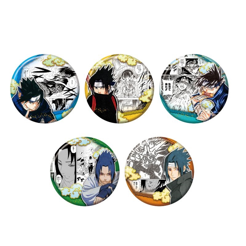 『ＮＡＲＵＴＯ－ナルト－』コレクション缶バッジ　“ＨＥＲＯＥＳ”　【うちはサスケ】　（全１０種／ランダム１種入り）　ＢＦ２