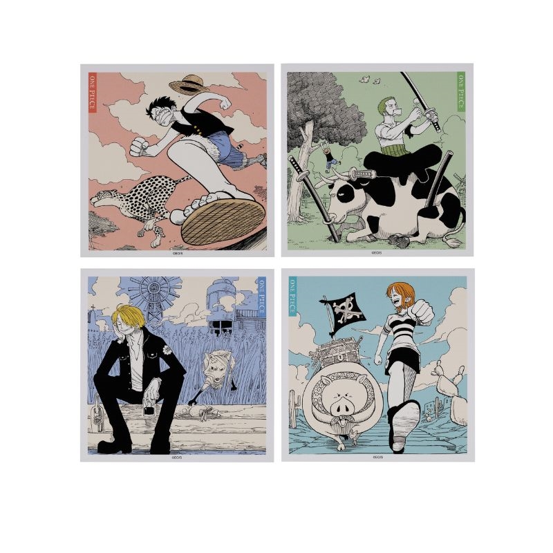 『ＯＮＥ　ＰＩＥＣＥ』スタンド付きスクエアカードコレクション　第１弾　（全８種／ランダム１種入り）　ＢＦ３