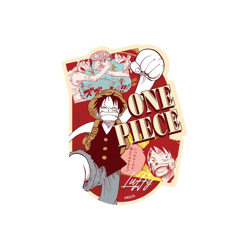 『ＯＮＥ　ＰＩＥＣＥ』ダイカットステッカーセット　（２枚入り）　ルフィ＆エース　ＢＦ３