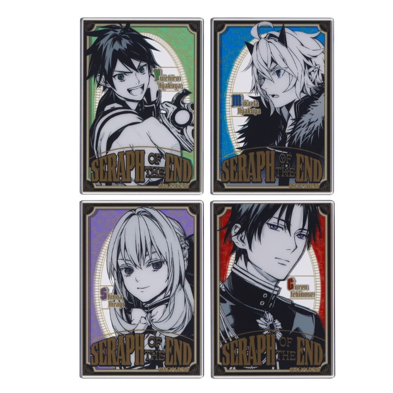『終わりのセラフ』パブミラー風アクリルステッカーコレクション　第１弾　（全８種／ランダム１種入り）　ＢＦ２
