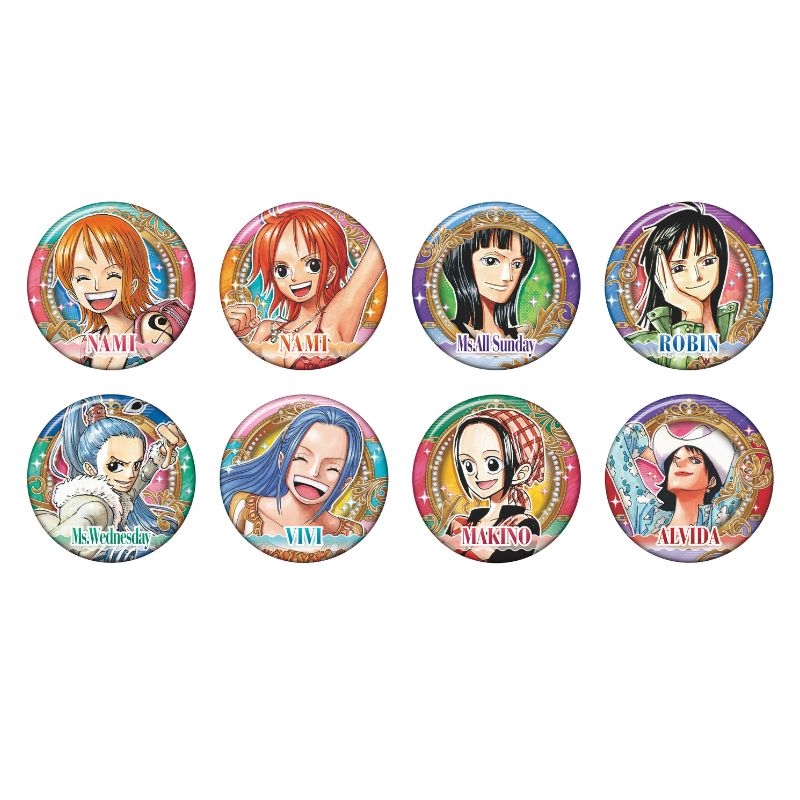 『ＯＮＥ　ＰＩＥＣＥ』コレクション缶バッジ　“ＨＥＲＯＩＮＥＳ”　第１弾　（全１６種／ランダム１種入り）　ＢＦ３