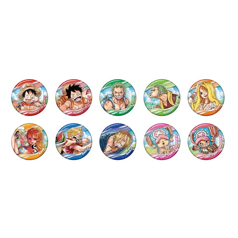 『ＯＮＥ　ＰＩＥＣＥ』コレクション缶バッジ　“ＳＵＭＭＥＲ”　第１弾　全種セット　（全２０種入り）　ＢＦ３
