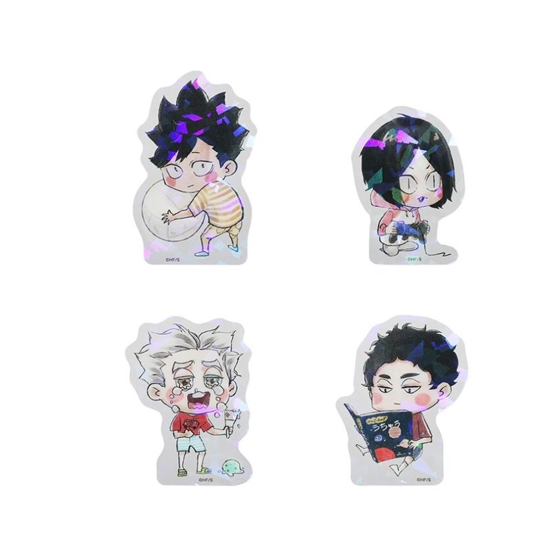 『ハイキュー！！』ホログラムスタンドブロックコレクション　［みにキュー！！ぜんこくぐみ］　全種セット　（全１０種入り）　＜ハイキュー！！展　挑戦者たち＞　ＢＦ４