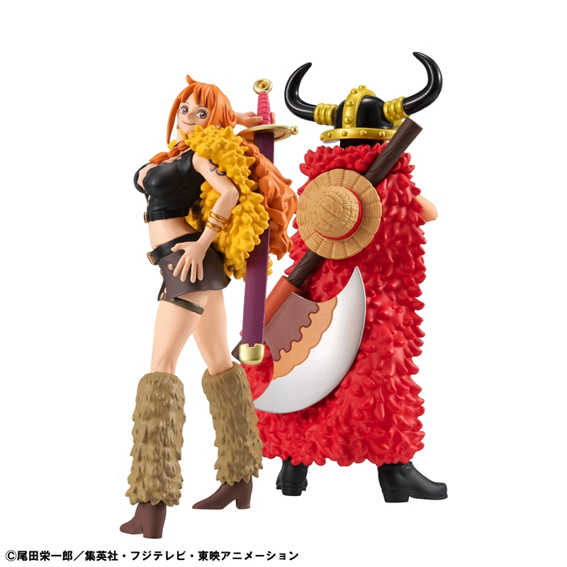 『ＯＮＥ　ＰＩＥＣＥ』ＷＡＬＬＳＴＡＲ　モンキー・Ｄ・ルフィ＆ナミセット（エルバフ編）【特典ステッカー付き】