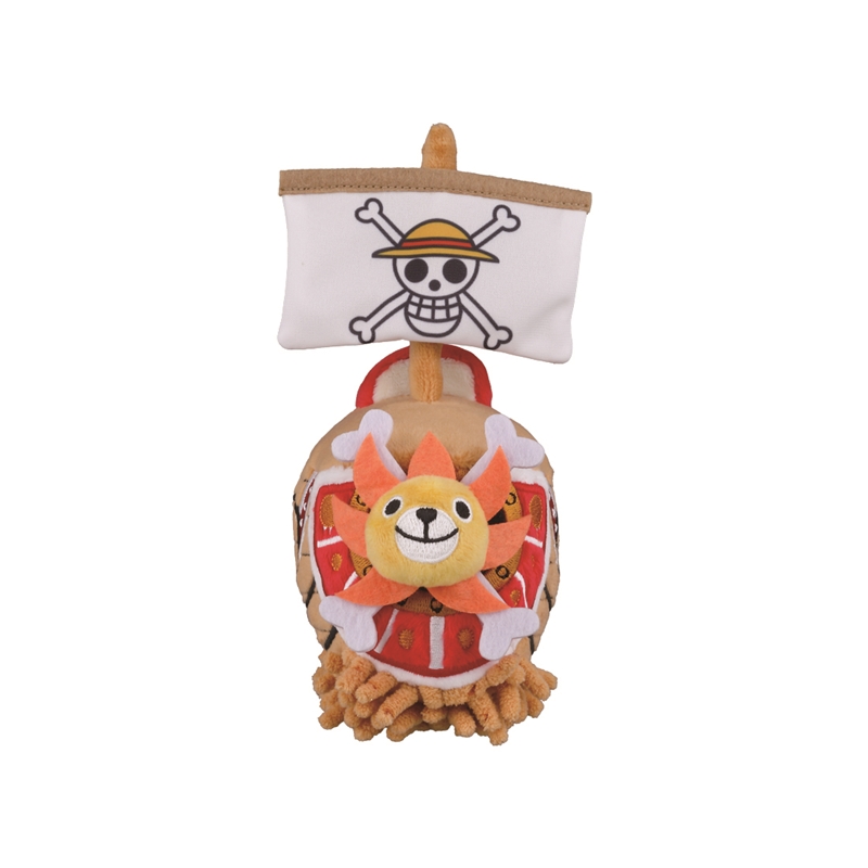 『ＯＮＥ　ＰＩＥＣＥ』ぬいぐるみ付きハンディモップ　サウザンド・サニー号　ＢＦ１－ＴＪＳ