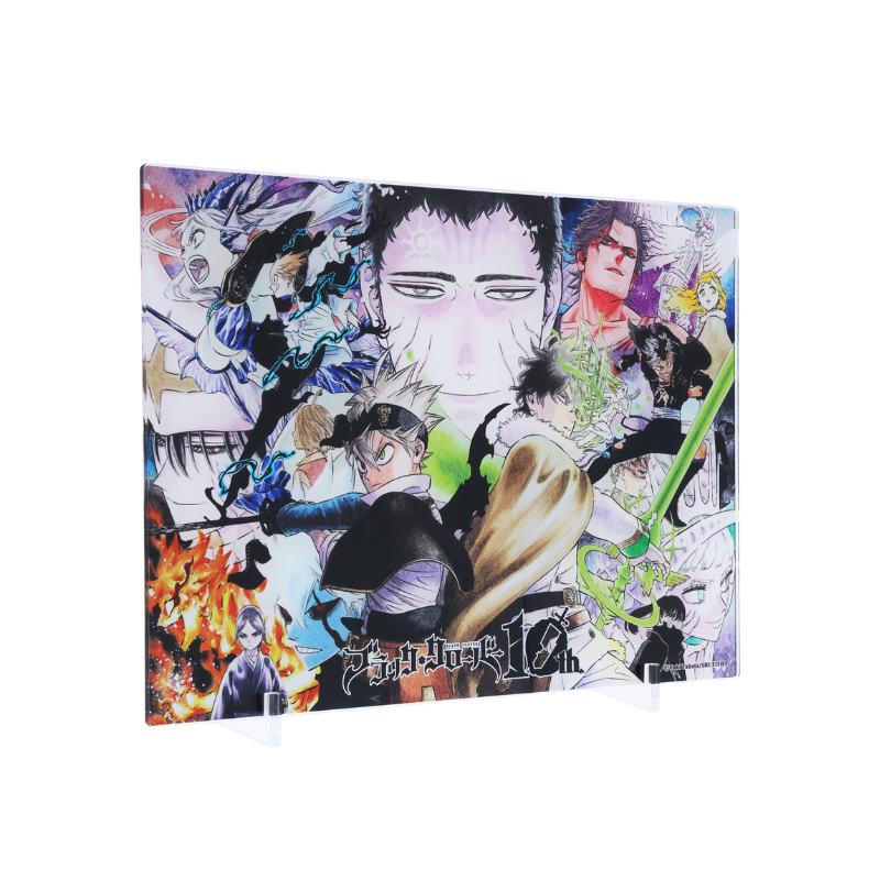 ブラッククローバー 箔入り アクリルアート 連載8周年 ジャンプショップ 受注 完全受注生産『ブラッククローバー』箔入りアクリルアート