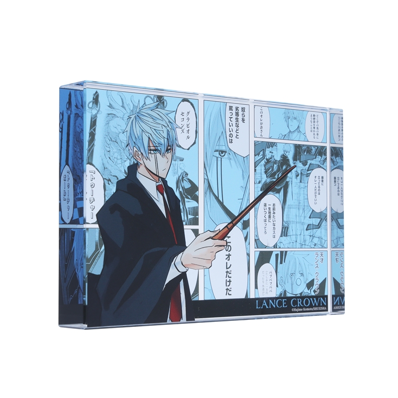 『マッシュル－ＭＡＳＨＬＥ－』アクリルブロック　“ＨＥＲＯＥＳ”　ランス・クラウン　ＢＦ１