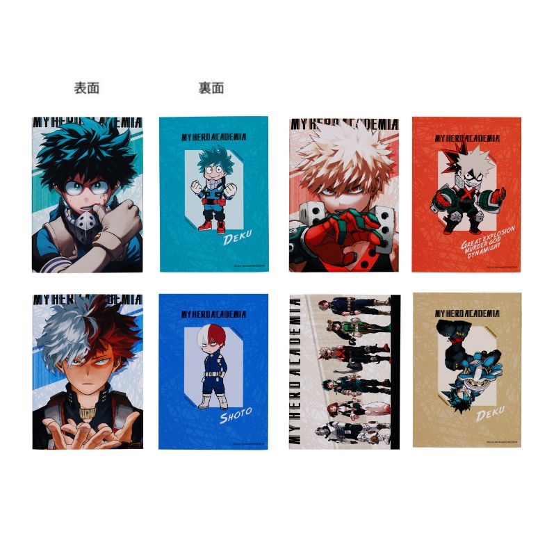 『僕のヒーローアカデミア』ミニノートコレクション　第１弾　（全８種／ランダム１種入り）　ＢＦ１