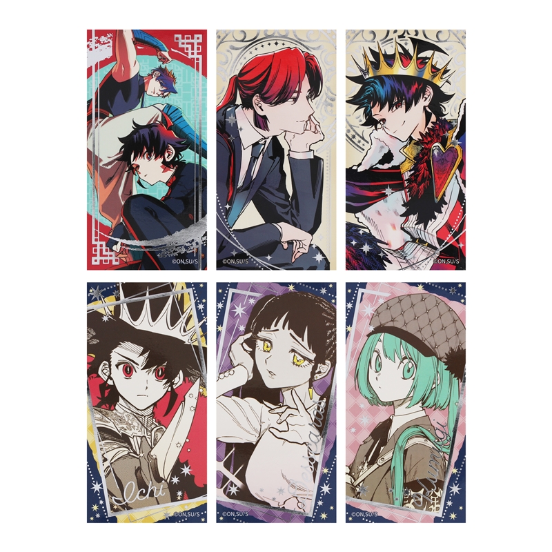 『魔男のイチ』箔押しステッカーコレクション　第１弾　（全１６種／ランダム２種入り）　ＢＦ２