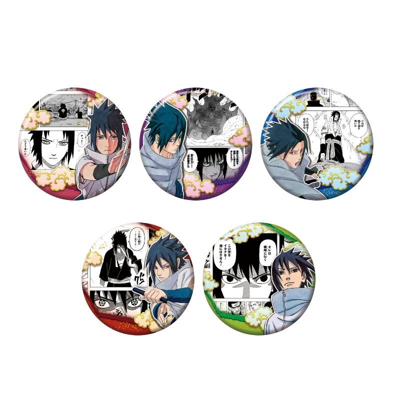 『ＮＡＲＵＴＯ－ナルト－』コレクション缶バッジ　“ＨＥＲＯＥＳ”　【うちはサスケ】　（全１０種／ランダム１種入り）　ＢＦ２
