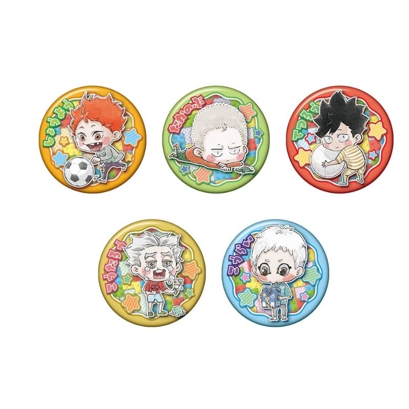 『ハイキュー！！』コレクション缶バッジ　「助走（日向翔陽）」　（全１７種／ランダム１種入り）　＜ハイキュー！！展　挑戦者たち＞　ＢＦ４