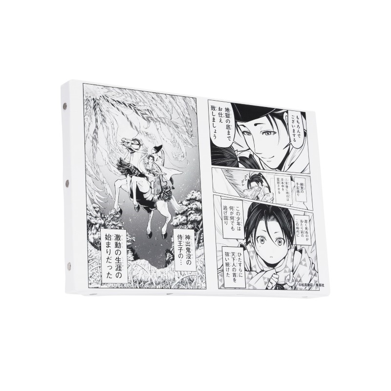 『逃げ上手の若君』名場面アートボード　「地獄の底までお仕え致しましょう」　［ＪＵＭＰ　ＡＲＴ　ＢＯＡＲＤ　ＧＡＬＬＥＲＹ］　ＢＦ３