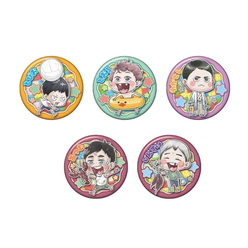 『ハイキュー！！』コレクション缶バッジ　「助走（影山飛雄）」　全種セット　（全１７種入り）　＜ハイキュー！！展　挑戦者たち＞　ＢＦ４