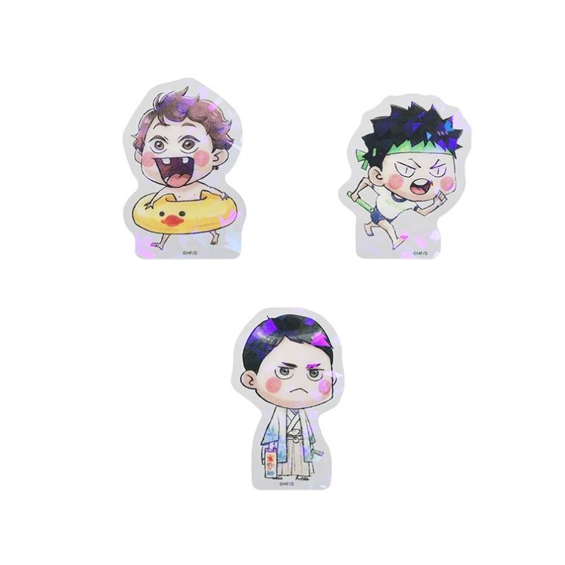 『ハイキュー！！』ホログラムスタンドブロックコレクション　［みにキュー！！みやぎぐみ］　（全１０種／ランダム１種入り）　＜ハイキュー！！展　挑戦者たち＞　ＢＦ４