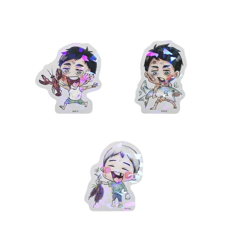 『ハイキュー！！』ホログラムスタンドブロックコレクション　［みにキュー！！ぜんこくぐみ］　（全１０種／ランダム１種入り）　＜ハイキュー！！展　挑戦者たち＞　ＢＦ４