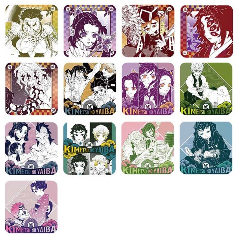 【ＪＡＳ】『鬼滅の刃』アートコースター　第２弾　（全４５種／ランダム５種入り）　ＢＸ４－ＪＦ