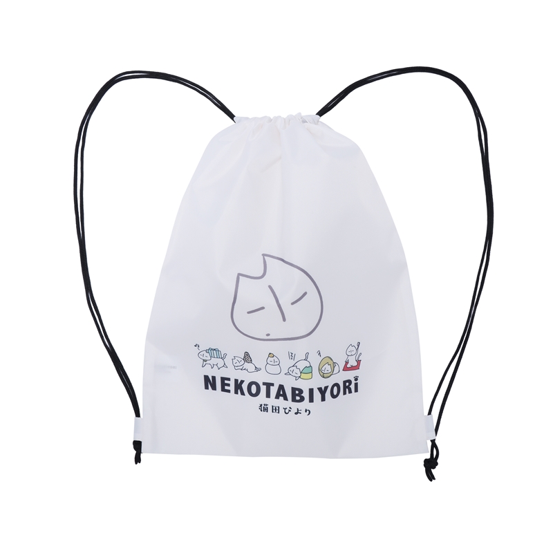 ハッピーさん専用 猫田びより』ナップサック（久楽先生デザイン） BE3: 日用品（生活