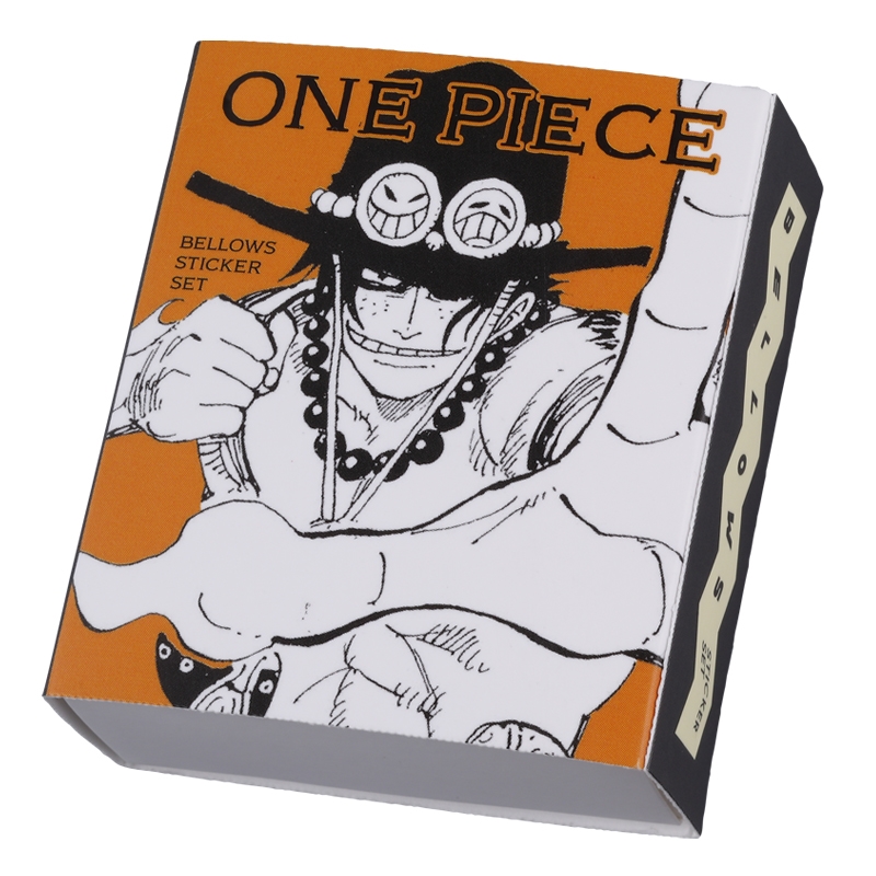 『ＯＮＥ　ＰＩＥＣＥ』ベローズステッカーセット　第２弾　エースの黒ひげ大捜査線Ｖｅｒ．　ＢＦ３