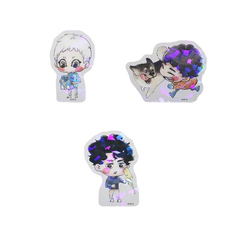 『ハイキュー！！』ホログラムスタンドブロックコレクション　［みにキュー！！ぜんこくぐみ］　（全１０種／ランダム１種入り）　＜ハイキュー！！展　挑戦者たち＞　ＢＦ４