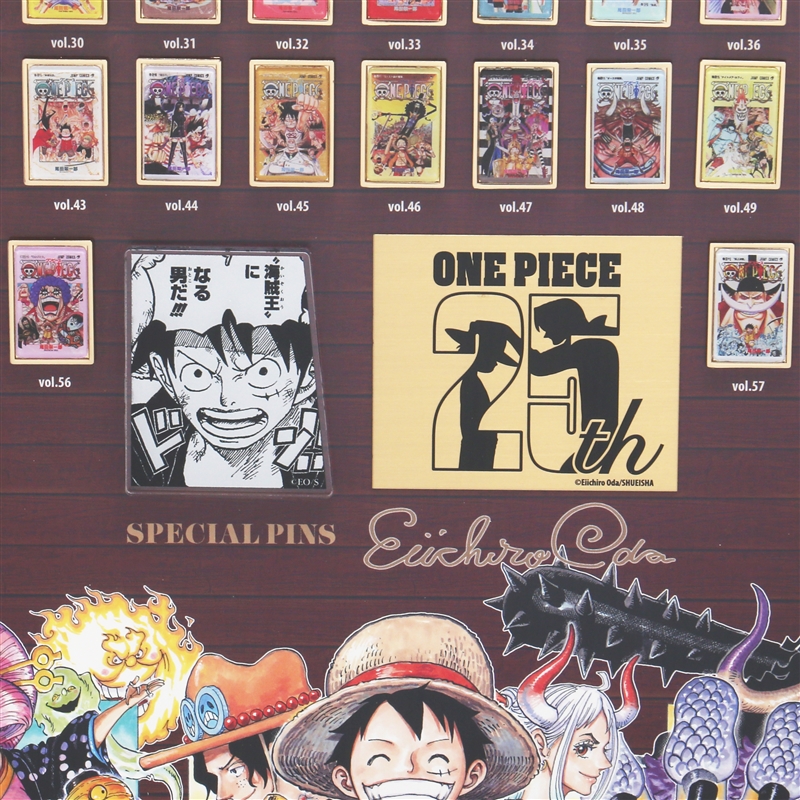 ONE PIECE 25周年 ピンズセット |