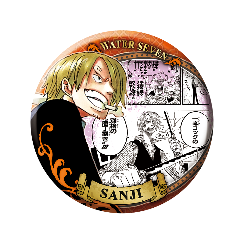 高額売筋】 サンジ 缶バッジ ONE PIECE ピンズ・ピンバッジ・缶バッジ ...