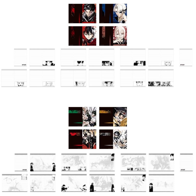 『カグラバチ』ミニノートコレクション　第１弾　（全８種／ランダム１種入り）　ＢＦ１