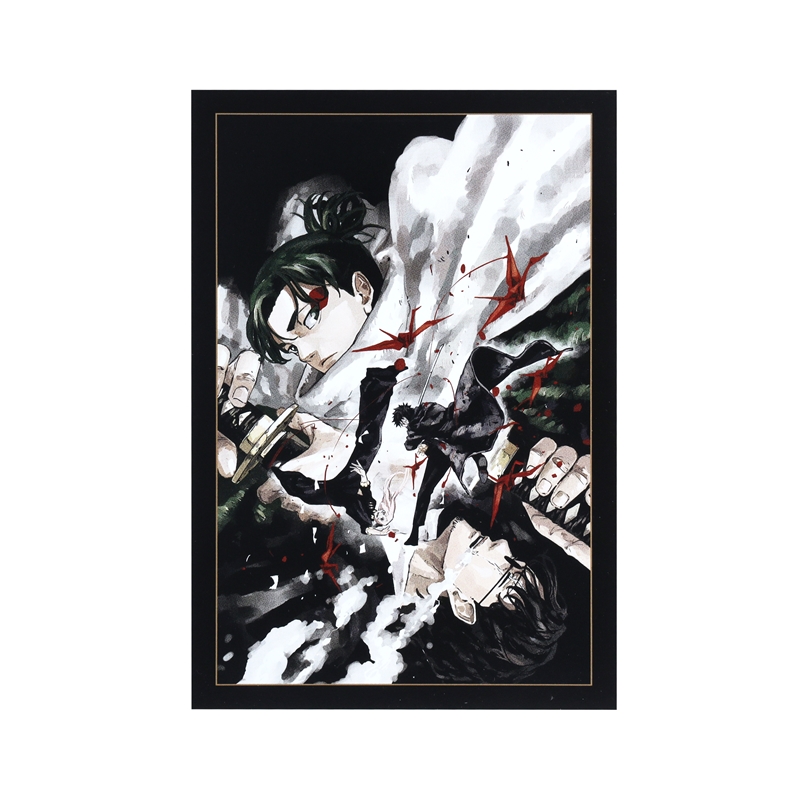 『カグラバチ』フレーム付きポストカード５枚セット　ＣＯＬＯＲ　ＢＥ４－ＡＮＴ