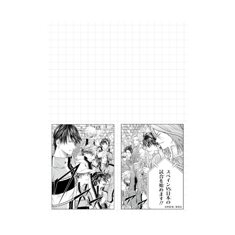 『新テニスの王子様』日本代表メモ　ブロマイド付き　ＢＦ２