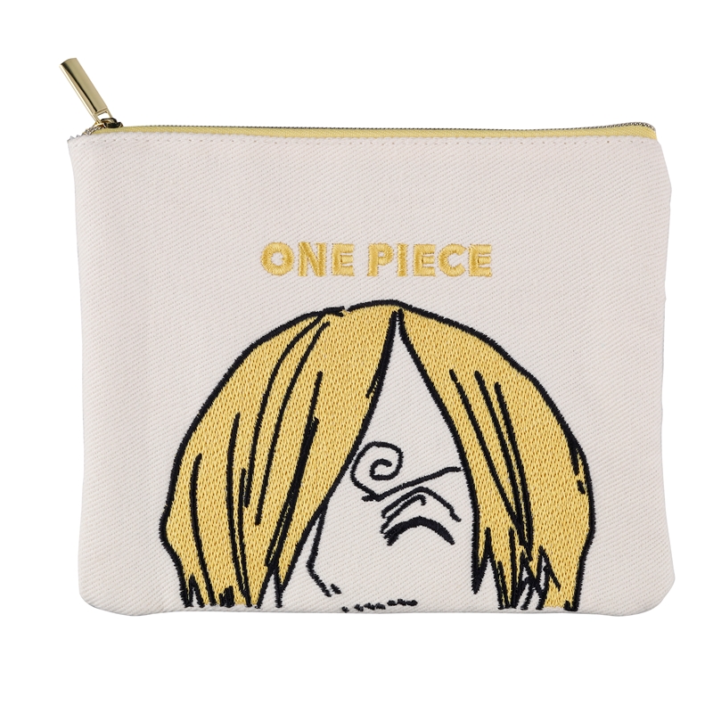 『ONE PIECE』刺繍デニムポーチ　サンジ