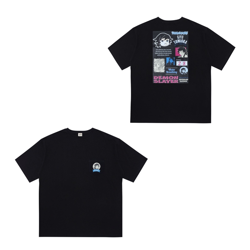 『鬼滅の刃』ポケット付きビッグシルエットTシャツ　“HEROES”　冨岡義勇