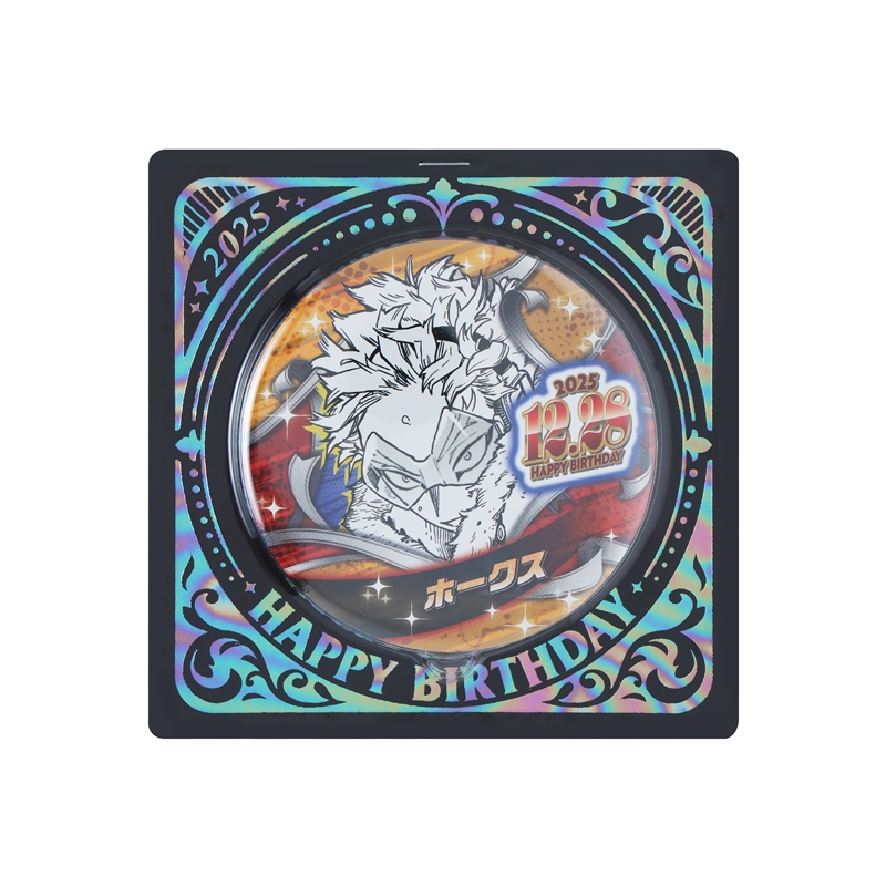 僕のヒーローアカデミア』バースデイ缶バッジ ホークス BE4