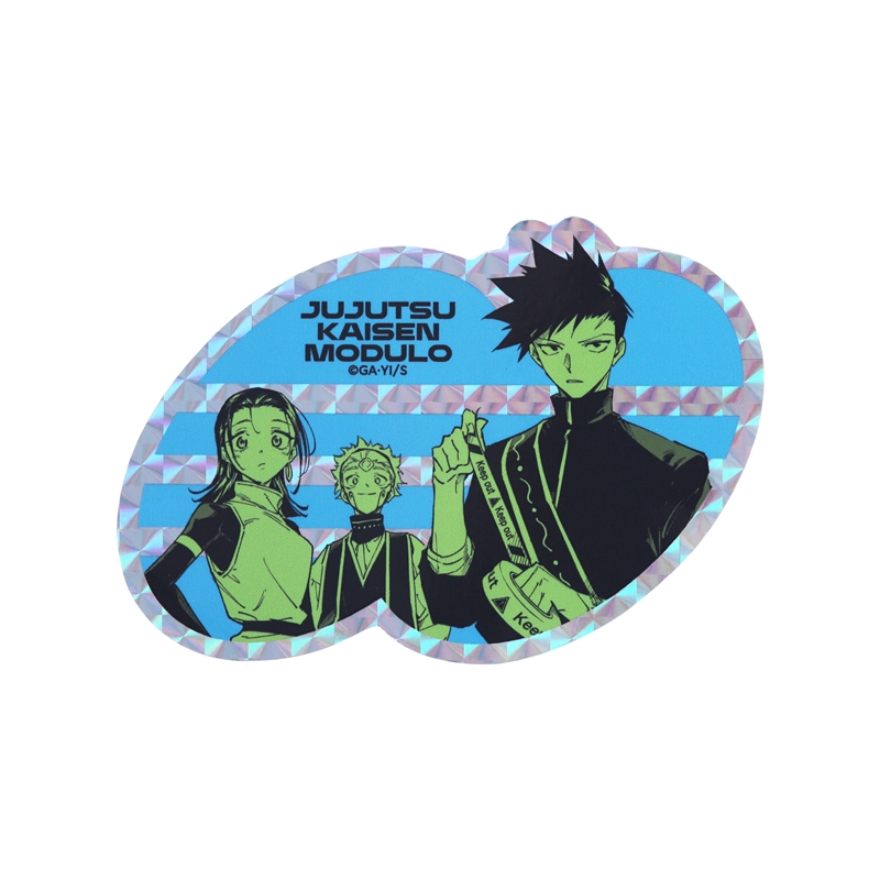 『呪術廻戦（モジュロ）』オーロラシャインステッカー（１００×１００ｍｍ以内変形サイズ）　ＢＦ１－ＪＮＰＧ