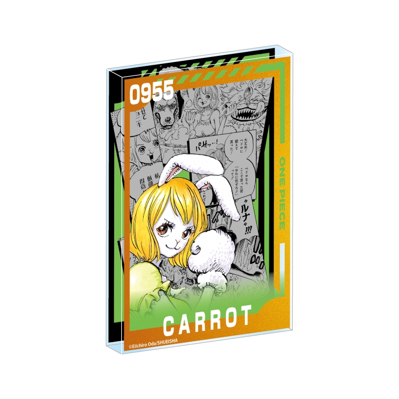 『ONE PIECE』箔onアクリルブロック　“HEROES”　　キャロット