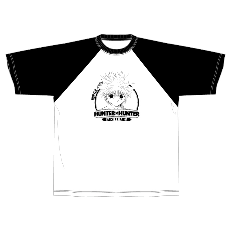 『ＨＵＮＴＥＲ×ＨＵＮＴＥＲ』ラグランＴシャツ　“ＨＥＲＯＥＳ”　キルア＝ゾルディック　ＢＦ３