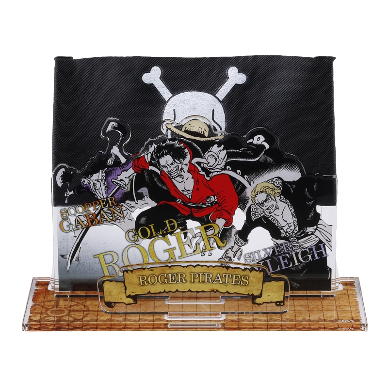 『ＯＮＥ　ＰＩＥＣＥ』海賊旗アクリルスタンド　ロジャー＆レイリー＆ギャバン　ＢＦ３