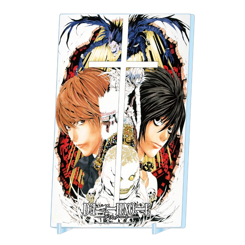 『ＤＥＡＴＨ　ＮＯＴＥ』箔入りアクリルアート　夜神月＆Ｌ　ＢＦ２