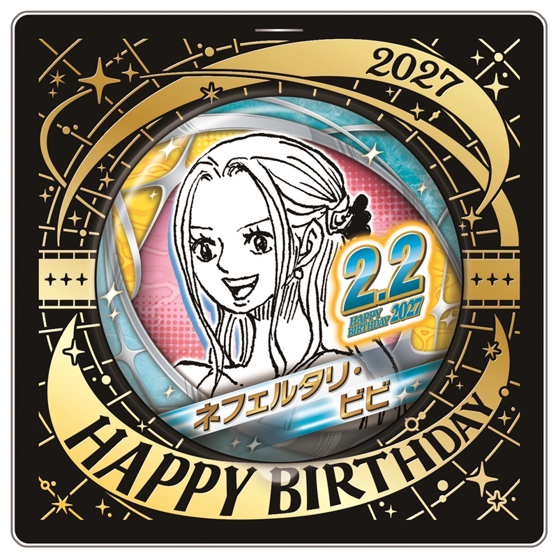 ONE PIECE』バースデイ缶バッジ ネフェルタリ・ビビ BG1