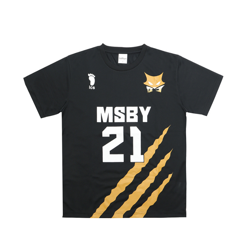 『ハイキュー！！』ユニフォーム　ブラックジャッカル　日向翔陽モデル　ＸＬサイズ　ＢＸ３