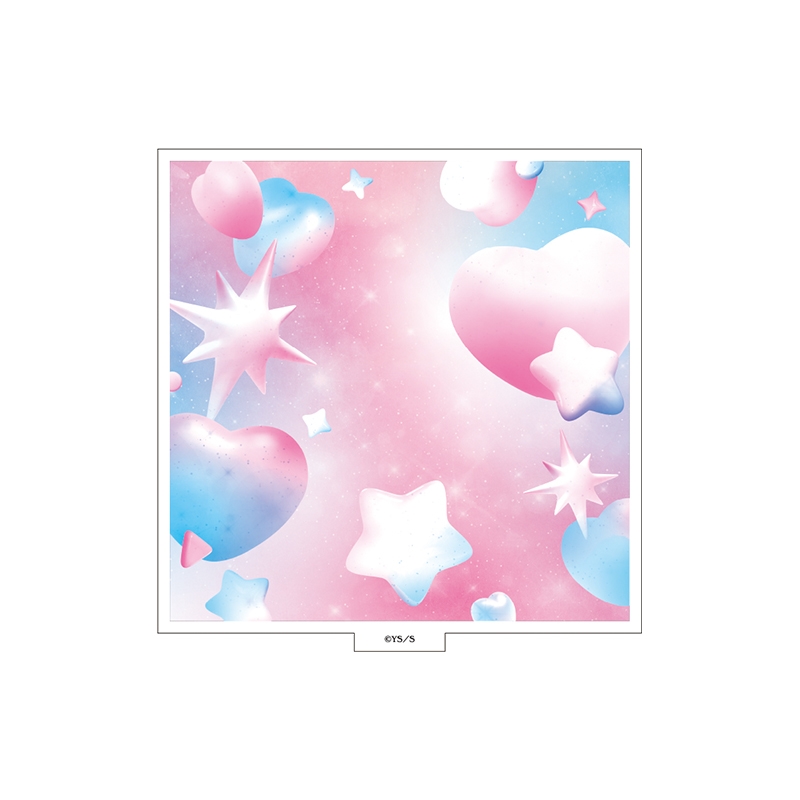 『極楽街』選べるアクリルスタンド【近すぎて美しい極近店ｖｅｒ】背景：ハート